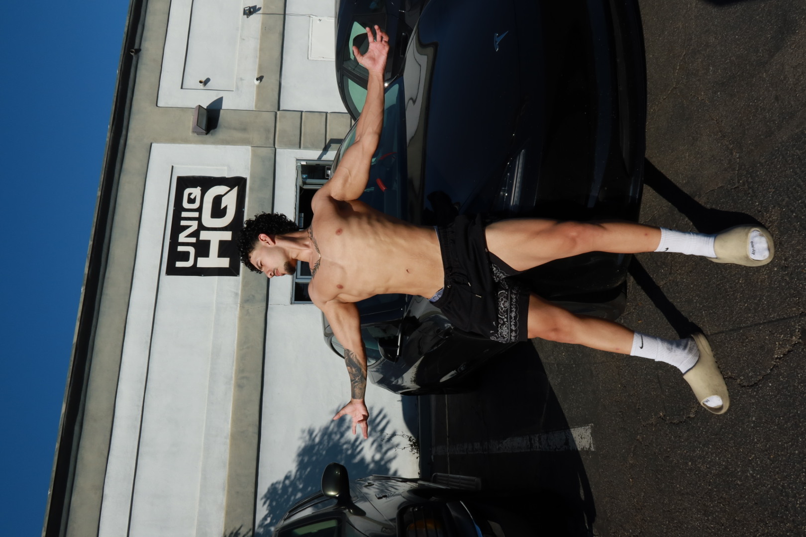 Bert current physique front pose